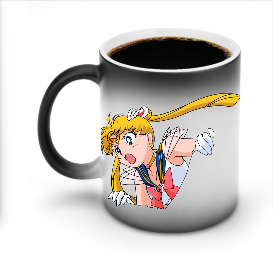 （画像用） 美少女戦士セーラームーン 月野 うさぎ つきの うさぎ Sailor Moon Tsukino Usagi 温度変色マグカップ