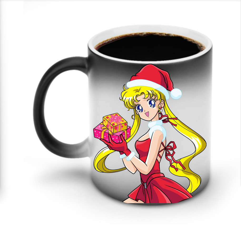 （画像用） 美少女戦士セーラームーン 月野 うさぎ つきの うさぎ Sailor Moon Tsukino Usagi 温度変色マグカップ
