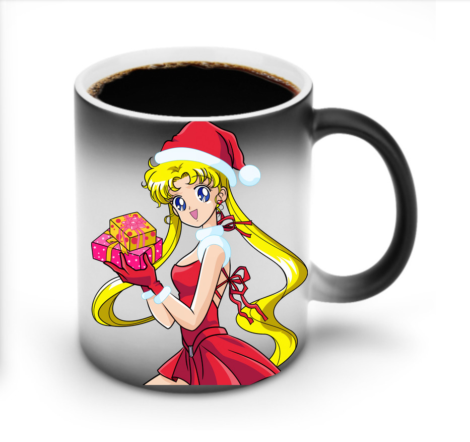 （画像用） 美少女戦士セーラームーン 月野 うさぎ つきの うさぎ Sailor Moon Tsukino Usagi 温度変色マグカップ