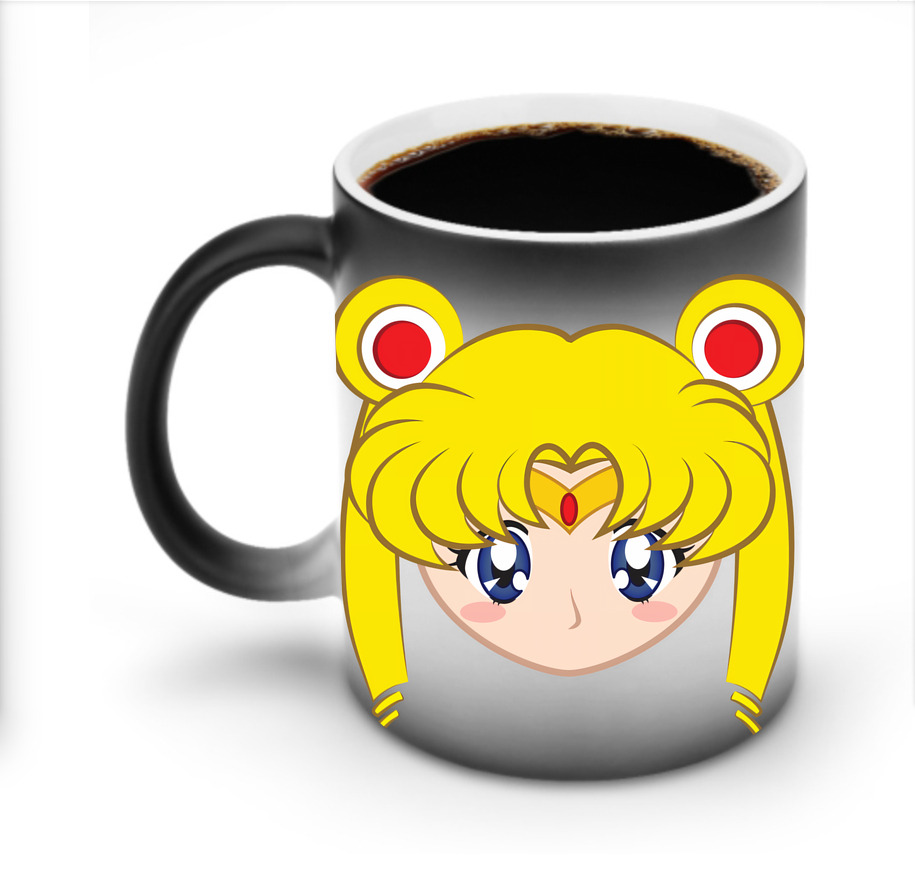 （画像用） 美少女戦士セーラームーン 月野 うさぎ つきの うさぎ Sailor Moon Tsukino Usagi 温度変色マグカップ