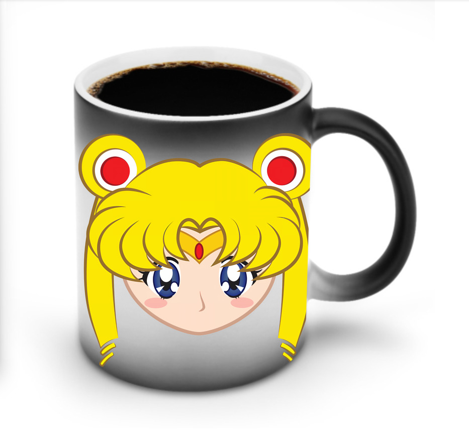 （画像用） 美少女戦士セーラームーン 月野 うさぎ つきの うさぎ Sailor Moon Tsukino Usagi 温度変色マグカップ