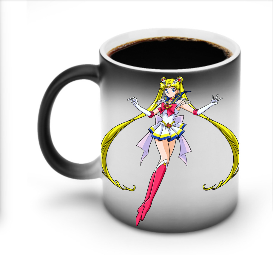 （画像用） 美少女戦士セーラームーン 月野 うさぎ つきの うさぎ Sailor Moon Tsukino Usagi 温度変色マグカップ