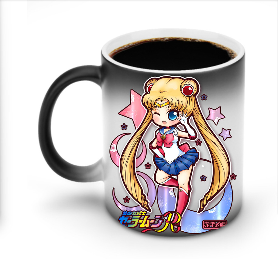 （画像用） 美少女戦士セーラームーン 月野 うさぎ つきの うさぎ Sailor Moon Tsukino Usagi 温度変色マグカップ