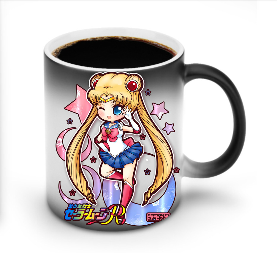 （画像用） 美少女戦士セーラームーン 月野 うさぎ つきの うさぎ Sailor Moon Tsukino Usagi 温度変色マグカップ