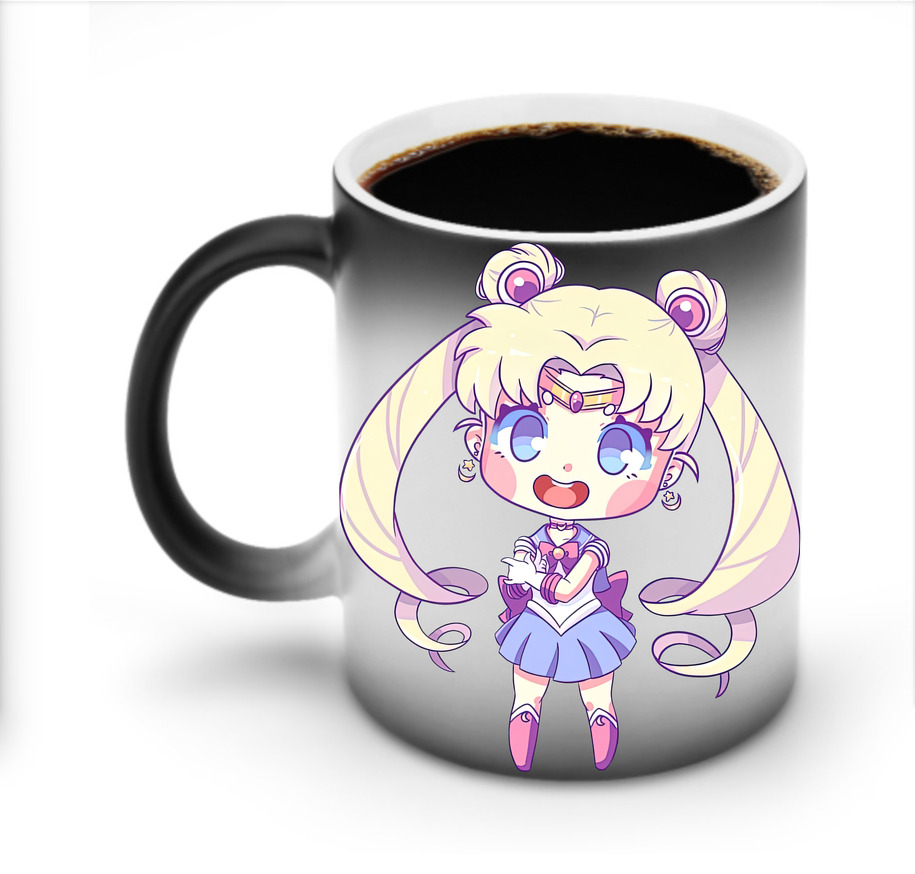 （画像用） 美少女戦士セーラームーン 月野 うさぎ つきの うさぎ Sailor Moon Tsukino Usagi 温度変色マグカップ