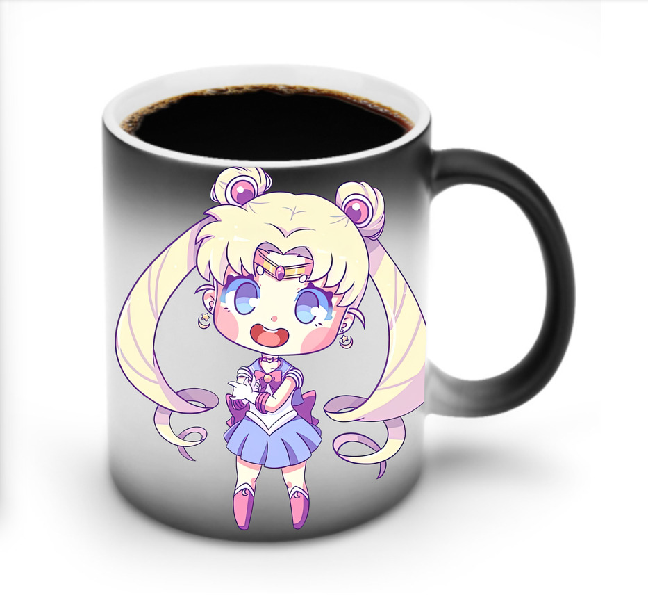 （画像用） 美少女戦士セーラームーン 月野 うさぎ つきの うさぎ Sailor Moon Tsukino Usagi 温度変色マグカップ