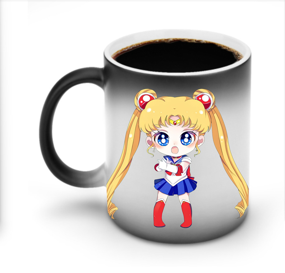 （画像用） 美少女戦士セーラームーン 月野 うさぎ つきの うさぎ Sailor Moon Tsukino Usagi 温度変色マグカップ