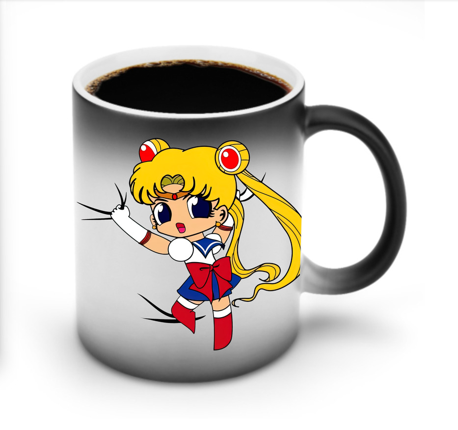 （画像用） 美少女戦士セーラームーン 月野 うさぎ つきの うさぎ Sailor Moon Tsukino Usagi 温度変色マグカップ