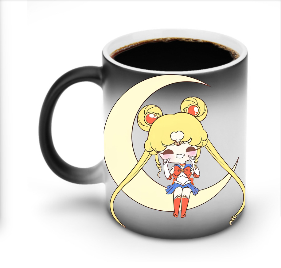 （画像用） 美少女戦士セーラームーン 月野 うさぎ つきの うさぎ Sailor Moon Tsukino Usagi 温度変色マグカップ