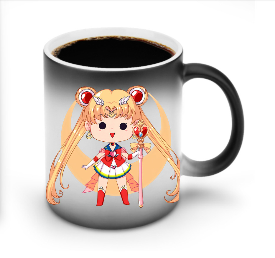 （画像用） 美少女戦士セーラームーン 月野 うさぎ つきの うさぎ Sailor Moon Tsukino Usagi 温度変色マグカップ
