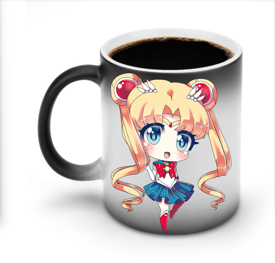 （画像用） 美少女戦士セーラームーン 月野 うさぎ つきの うさぎ Sailor Moon Tsukino Usagi 温度変色マグカップ
