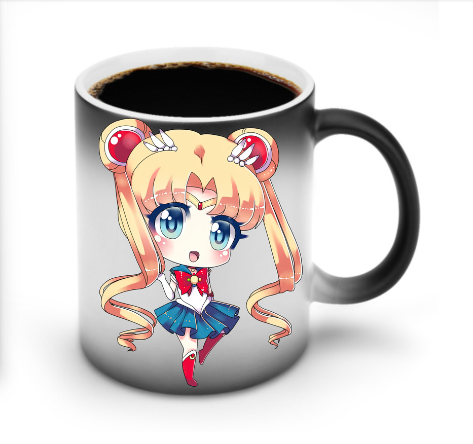 （画像用） 美少女戦士セーラームーン 月野 うさぎ つきの うさぎ Sailor Moon Tsukino Usagi 温度変色マグカップ