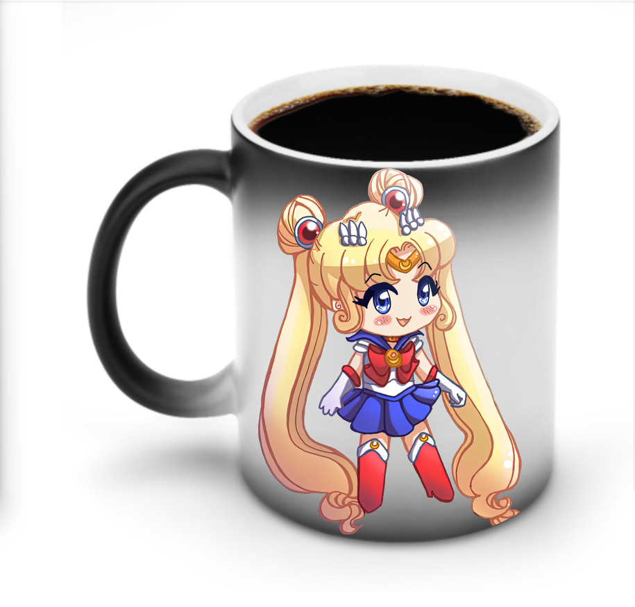 （画像用） 美少女戦士セーラームーン 月野 うさぎ つきの うさぎ Sailor Moon Tsukino Usagi 温度変色マグカップ
