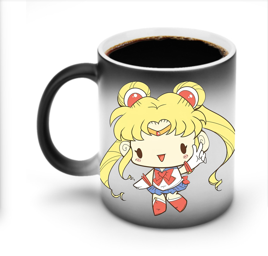 （画像用） 美少女戦士セーラームーン 月野 うさぎ つきの うさぎ Sailor Moon Tsukino Usagi 温度変色マグカップ