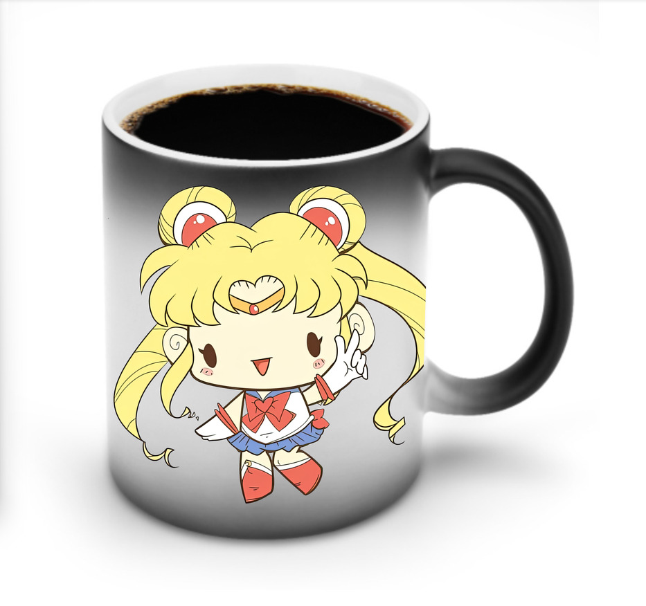 （画像用） 美少女戦士セーラームーン 月野 うさぎ つきの うさぎ Sailor Moon Tsukino Usagi 温度変色マグカップ