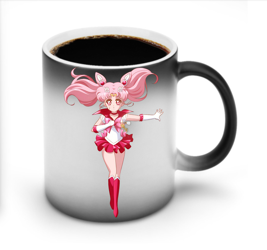 （画像用） 美少女戦士セーラームーン ちびうさ Sailor Moon Chibiusa Tsukino Usagi Small Lady Serenity 温度変色マグカップ