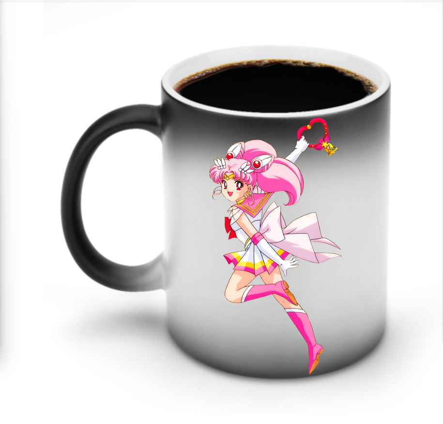 （画像用） 美少女戦士セーラームーン ちびうさ Sailor Moon Chibiusa Tsukino Usagi Small Lady Serenity 温度変色マグカップ