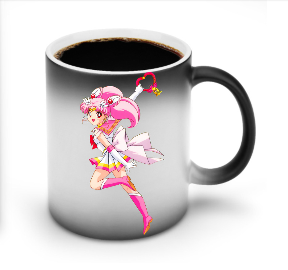 （画像用） 美少女戦士セーラームーン ちびうさ Sailor Moon Chibiusa Tsukino Usagi Small Lady Serenity 温度変色マグカップ