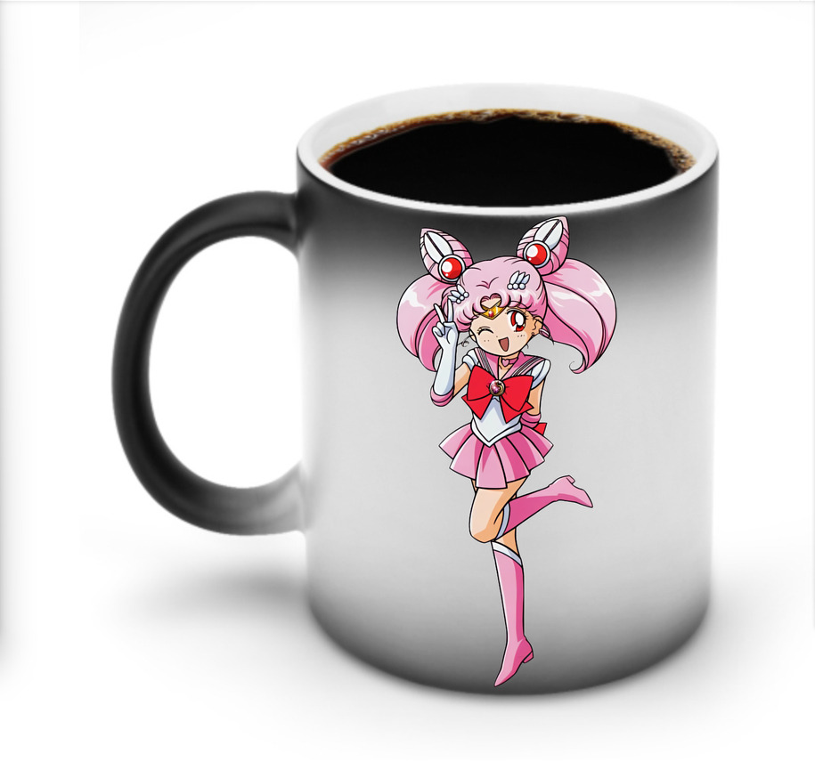 （画像用） 美少女戦士セーラームーン ちびうさ Sailor Moon Chibiusa Tsukino Usagi Small Lady Serenity 温度変色マグカップ