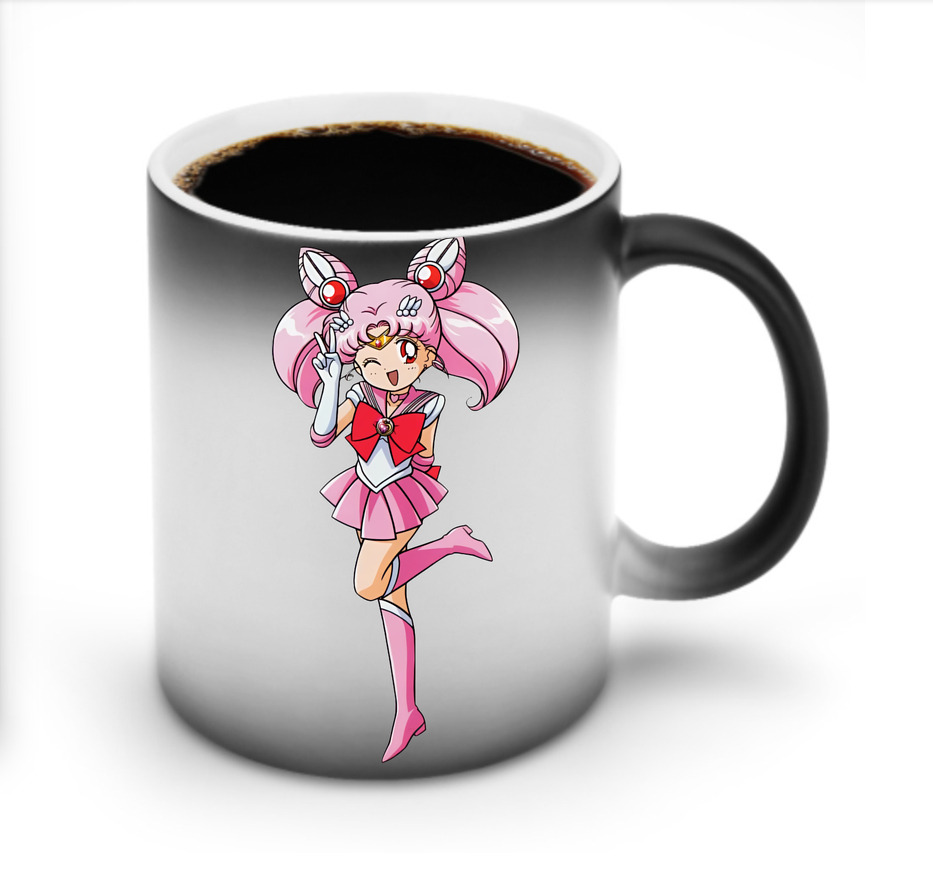 （画像用） 美少女戦士セーラームーン ちびうさ Sailor Moon Chibiusa Tsukino Usagi Small Lady Serenity 温度変色マグカップ