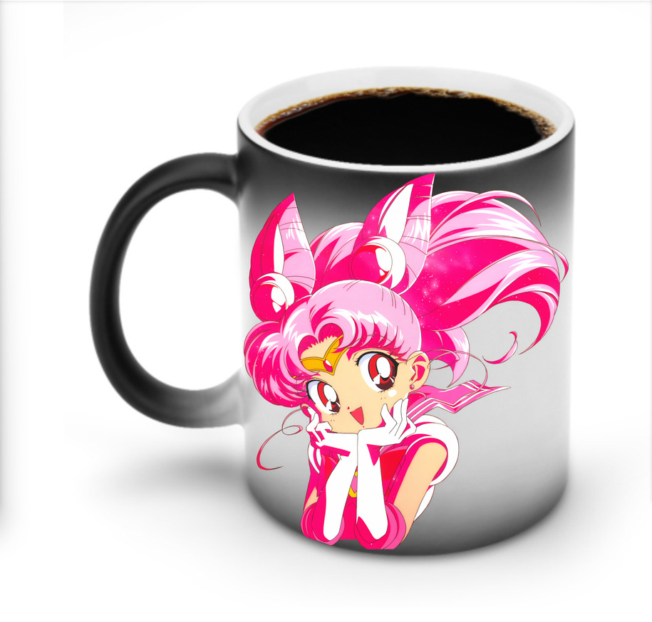 （画像用） 美少女戦士セーラームーン ちびうさ Sailor Moon Chibiusa Tsukino Usagi Small Lady Serenity 温度変色マグカップ