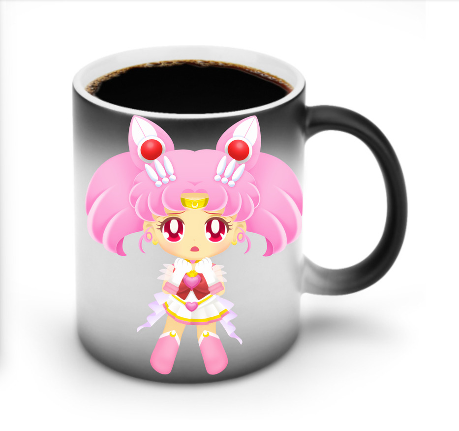 （画像用） 美少女戦士セーラームーン ちびうさ Sailor Moon Chibiusa Tsukino Usagi Small Lady Serenity 温度変色マグカップ