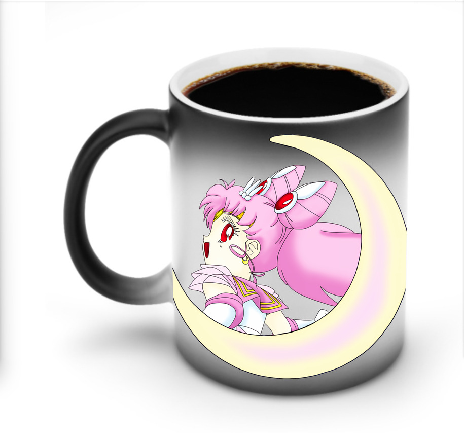 （画像用） 美少女戦士セーラームーン ちびうさ Sailor Moon Chibiusa Tsukino Usagi Small Lady Serenity 温度変色マグカップ