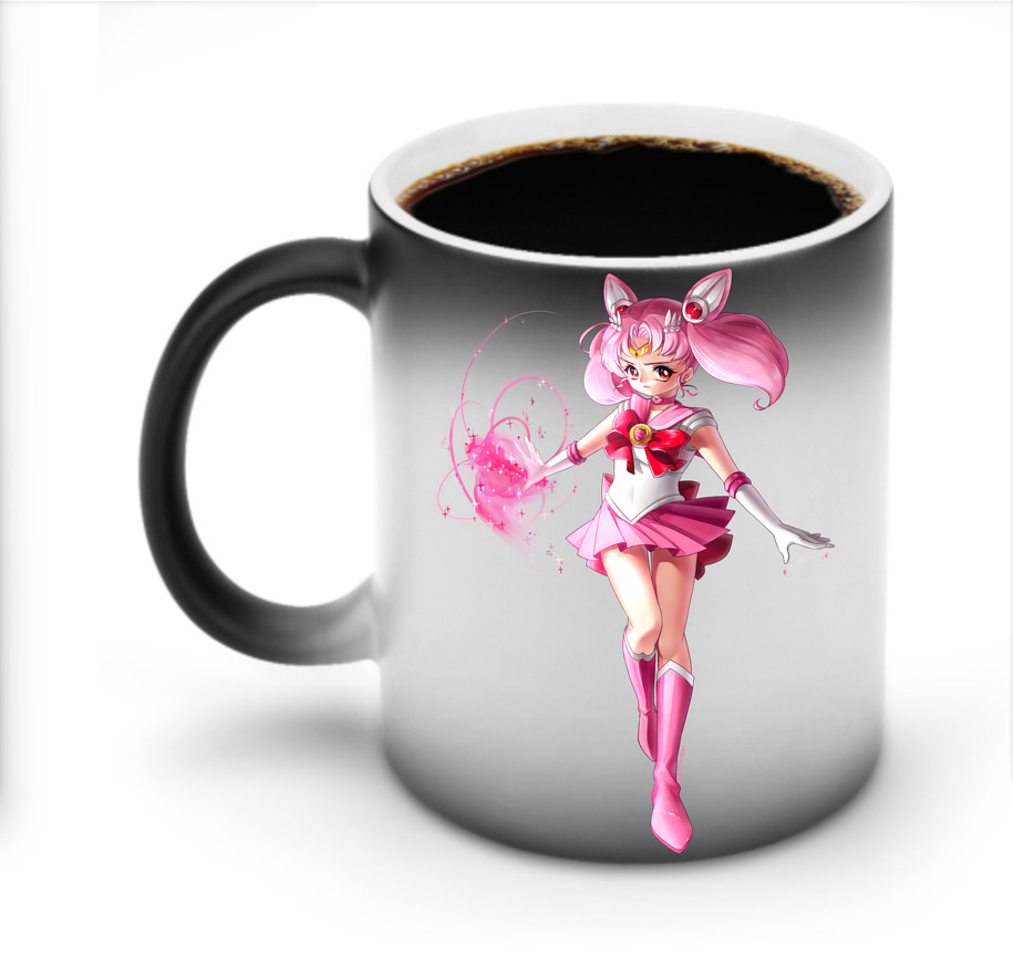 （画像用） 美少女戦士セーラームーン ちびうさ Sailor Moon Chibiusa Tsukino Usagi Small Lady Serenity 温度変色マグカップ
