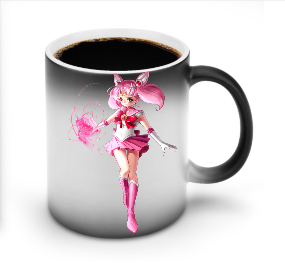 （画像用） 美少女戦士セーラームーン ちびうさ Sailor Moon Chibiusa Tsukino Usagi Small Lady Serenity 温度変色マグカップ