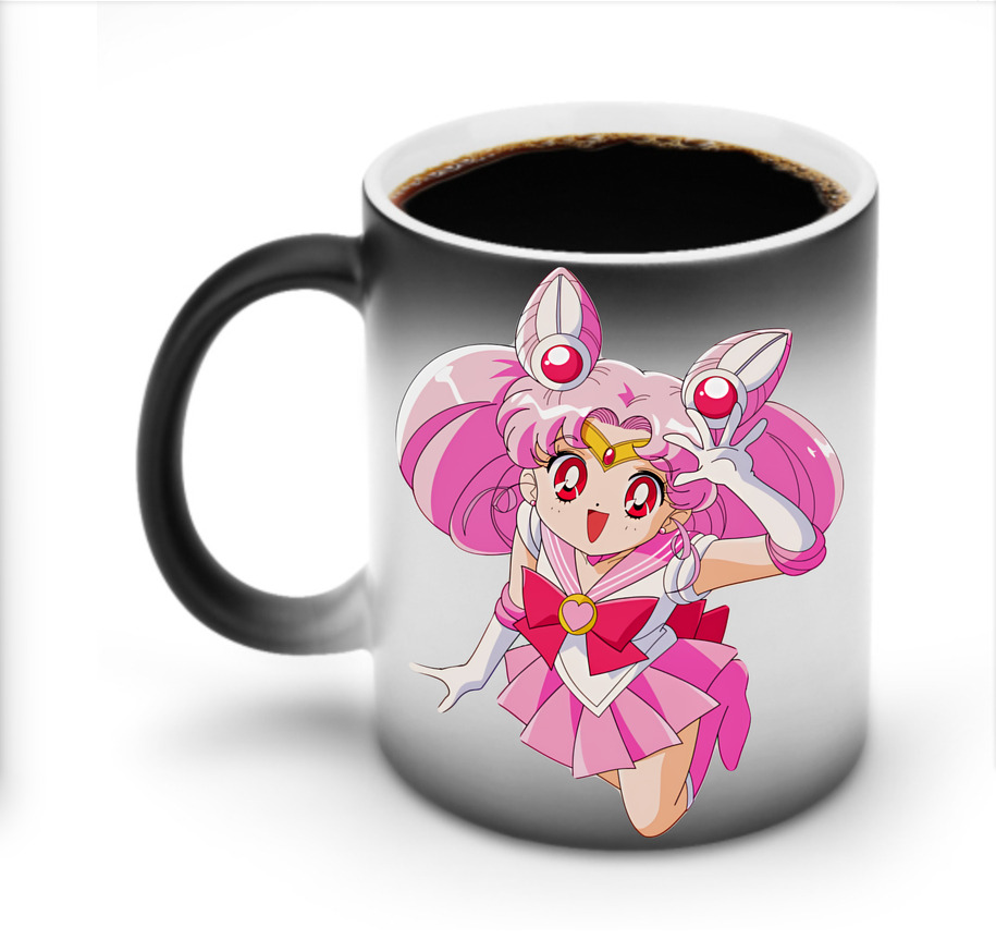 （画像用） 美少女戦士セーラームーン ちびうさ Sailor Moon Chibiusa Tsukino Usagi Small Lady Serenity 温度変色マグカップ