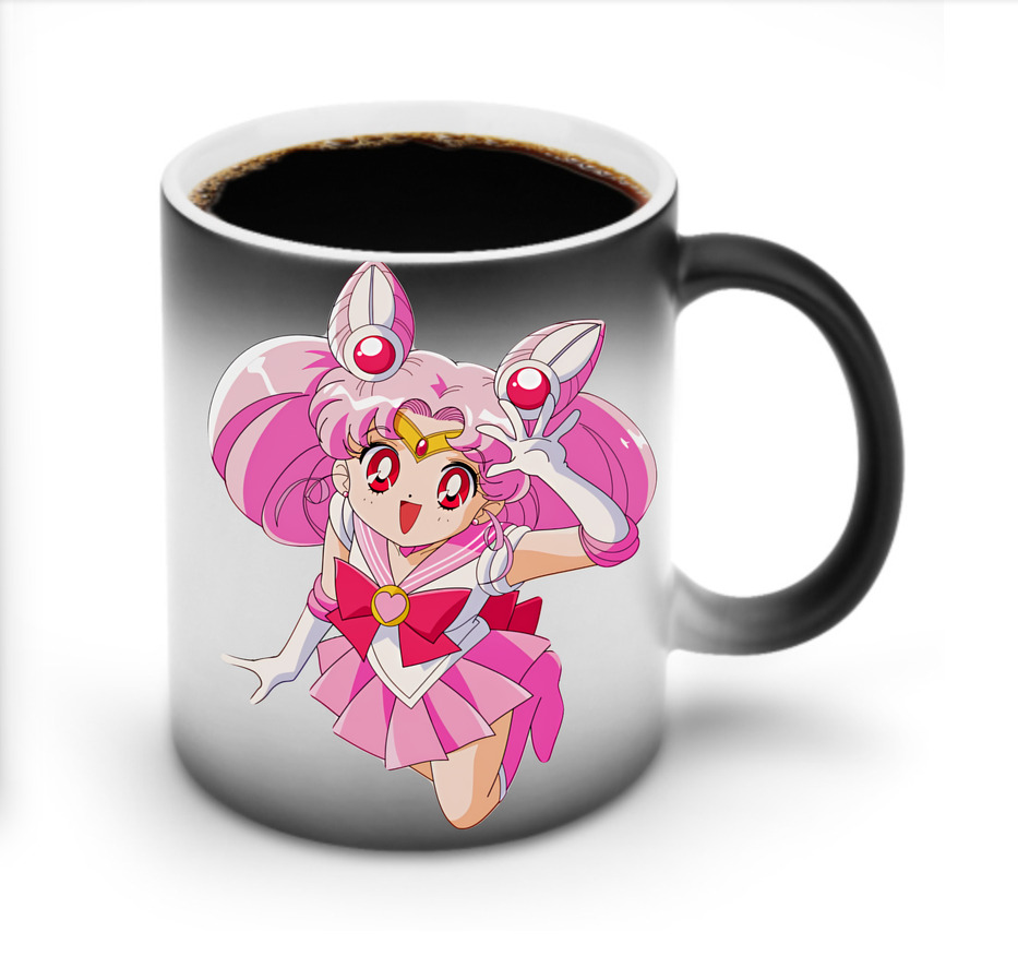 （画像用） 美少女戦士セーラームーン ちびうさ Sailor Moon Chibiusa Tsukino Usagi Small Lady Serenity 温度変色マグカップ