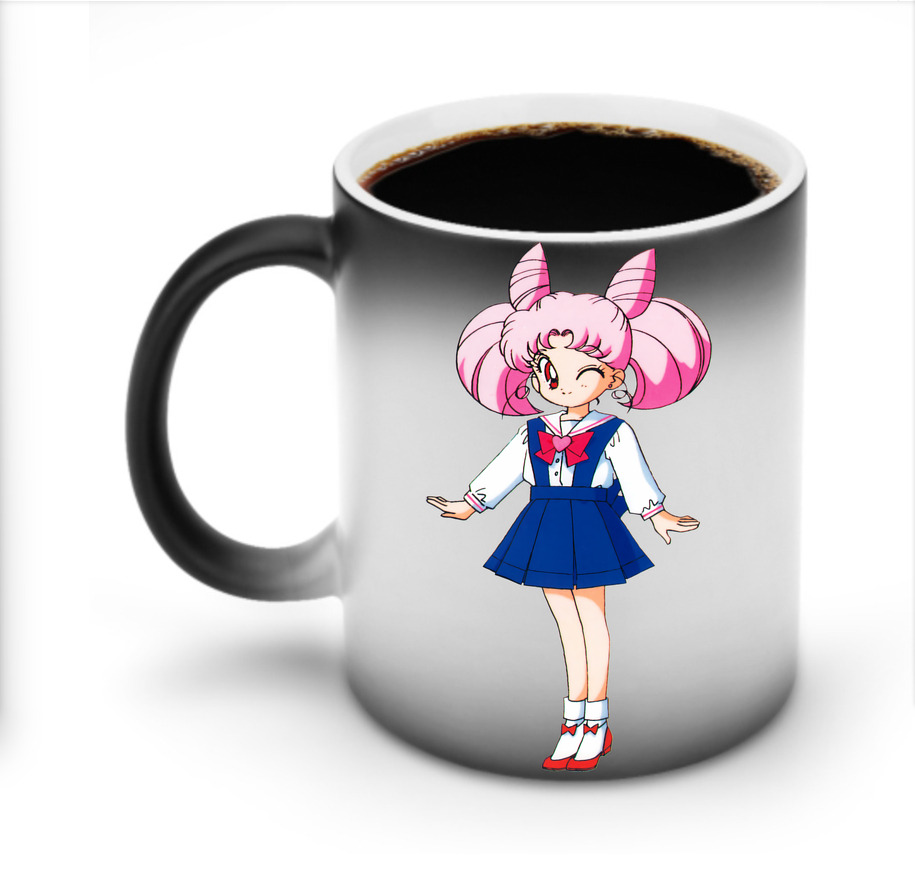 （画像用） 美少女戦士セーラームーン ちびうさ Sailor Moon Chibiusa Tsukino Usagi Small Lady Serenity 温度変色マグカップ