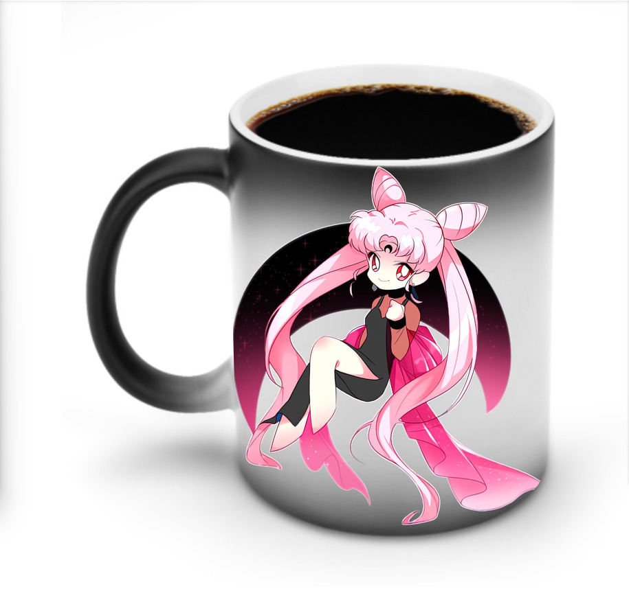 （画像用） 美少女戦士セーラームーン ちびうさ Sailor Moon Chibiusa Tsukino Usagi Small Lady Serenity 温度変色マグカップ