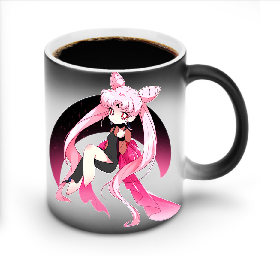 （画像用） 美少女戦士セーラームーン ちびうさ Sailor Moon Chibiusa Tsukino Usagi Small Lady Serenity 温度変色マグカップ