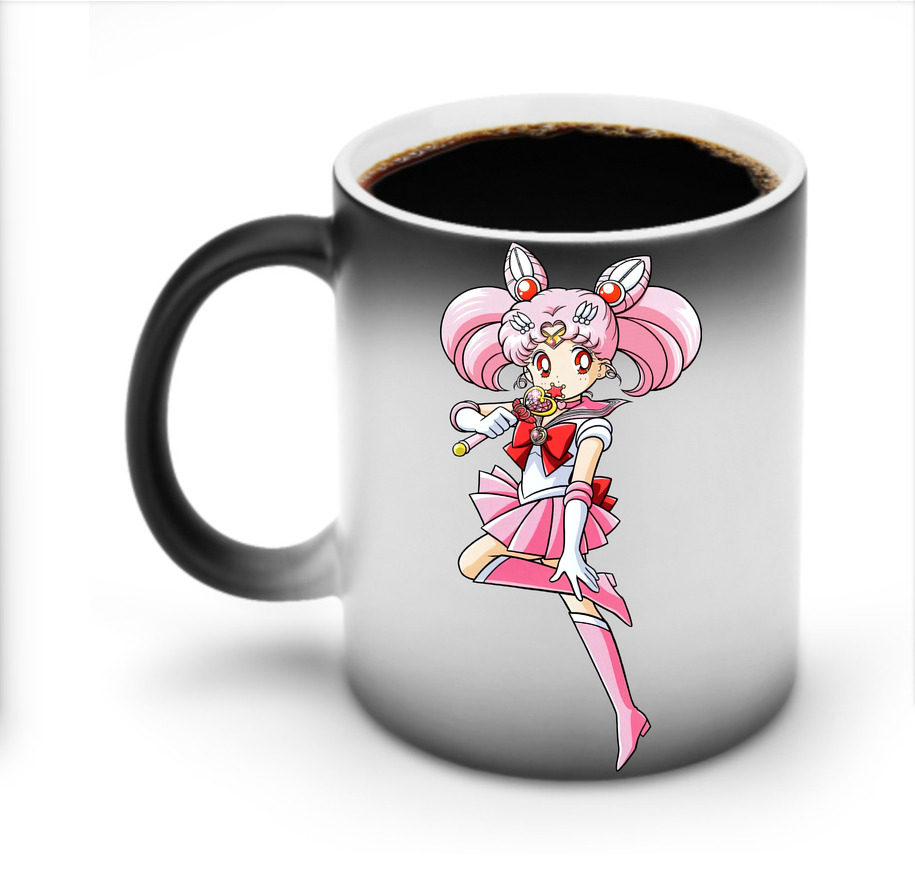 （画像用） 美少女戦士セーラームーン ちびうさ Sailor Moon Chibiusa Tsukino Usagi Small Lady Serenity 温度変色マグカップ