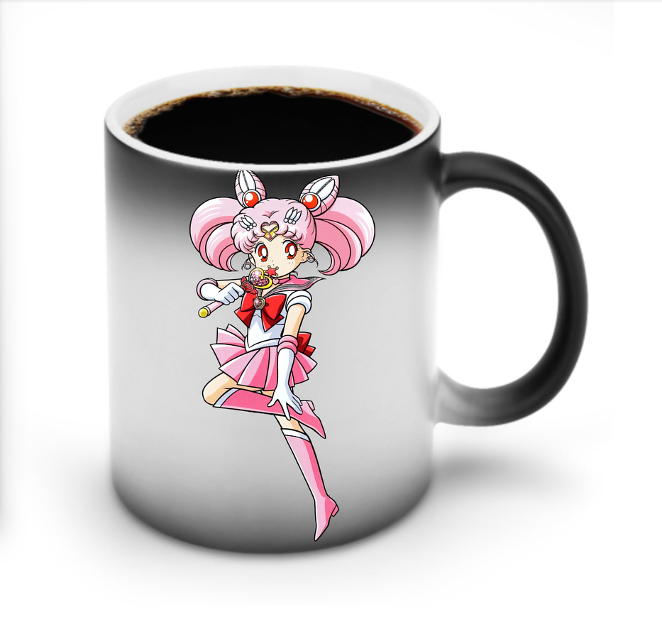 （画像用） 美少女戦士セーラームーン ちびうさ Sailor Moon Chibiusa Tsukino Usagi Small Lady Serenity 温度変色マグカップ