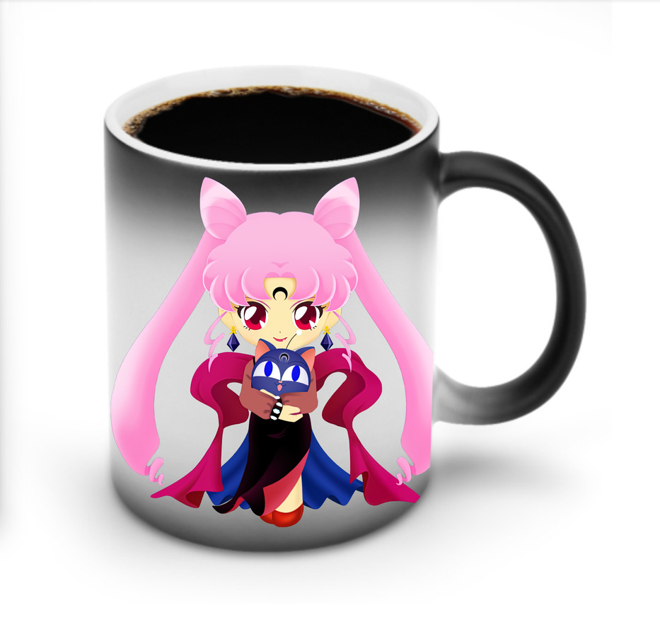 （画像用） 美少女戦士セーラームーン ちびうさ Sailor Moon Chibiusa Tsukino Usagi Small Lady Serenity 温度変色マグカップ