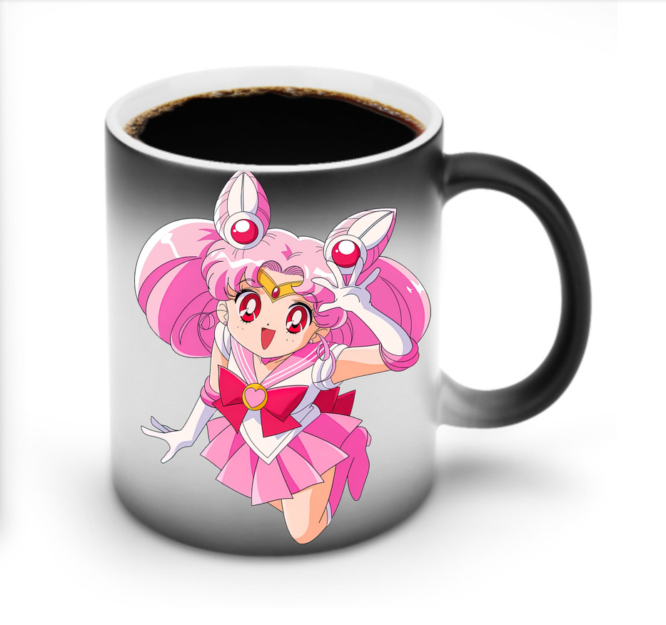 （画像用） 美少女戦士セーラームーン ちびうさ Sailor Moon Chibiusa Tsukino Usagi Small Lady Serenity 温度変色マグカップ