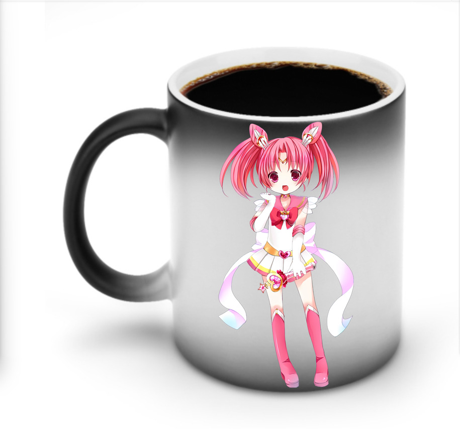 （画像用） 美少女戦士セーラームーン ちびうさ Sailor Moon Chibiusa Tsukino Usagi Small Lady Serenity 温度変色マグカップ