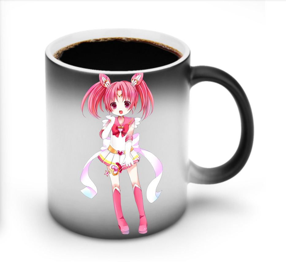 （画像用） 美少女戦士セーラームーン ちびうさ Sailor Moon Chibiusa Tsukino Usagi Small Lady Serenity 温度変色マグカップ