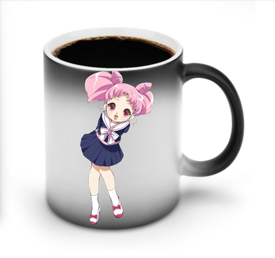 （画像用） 美少女戦士セーラームーン ちびうさ Sailor Moon Chibiusa Tsukino Usagi Small Lady Serenity 温度変色マグカップ