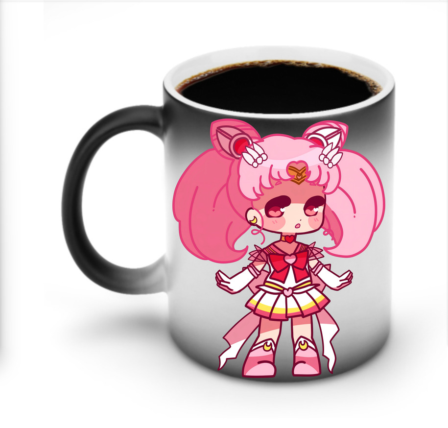 （画像用） 美少女戦士セーラームーン ちびうさ Sailor Moon Chibiusa Tsukino Usagi Small Lady Serenity 温度変色マグカップ