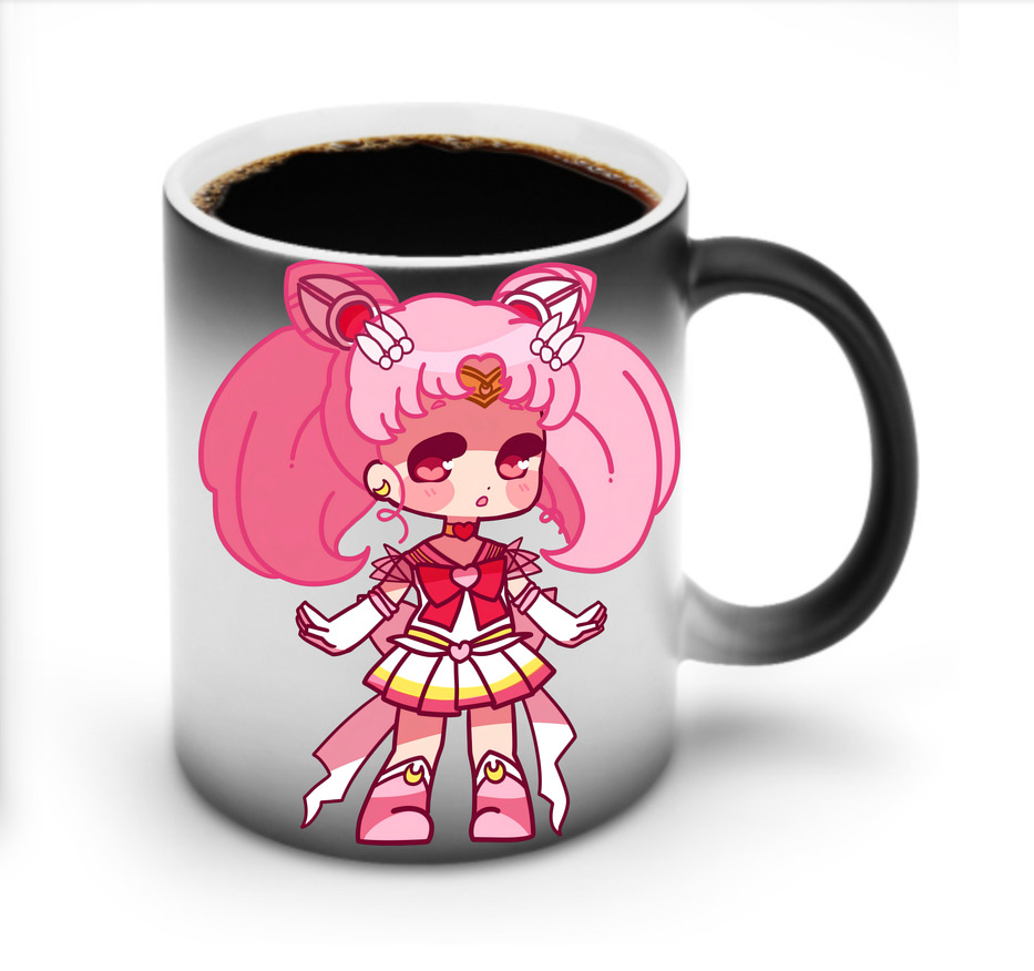 （画像用） 美少女戦士セーラームーン ちびうさ Sailor Moon Chibiusa Tsukino Usagi Small Lady Serenity 温度変色マグカップ