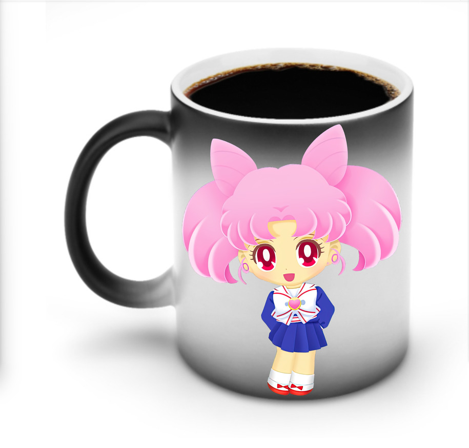 （画像用） 美少女戦士セーラームーン ちびうさ Sailor Moon Chibiusa Tsukino Usagi Small Lady Serenity 温度変色マグカップ