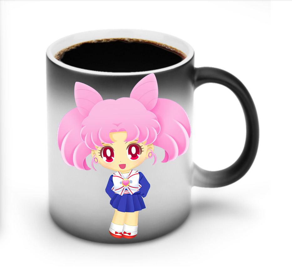 （画像用） 美少女戦士セーラームーン ちびうさ Sailor Moon Chibiusa Tsukino Usagi Small Lady Serenity 温度変色マグカップ