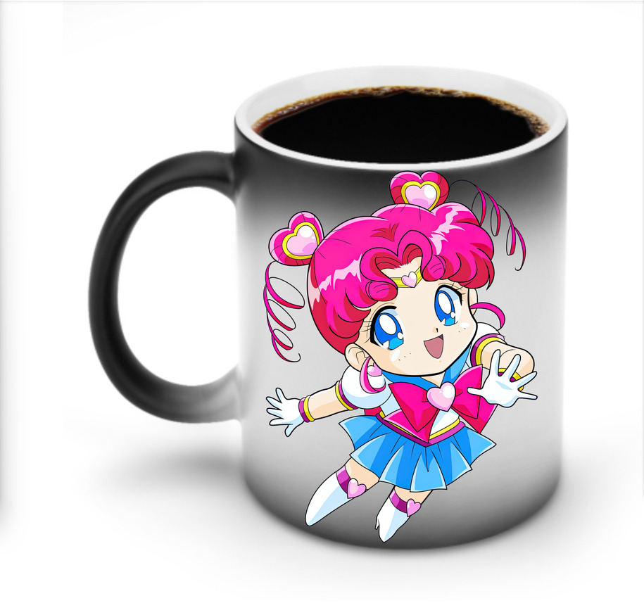 （画像用） 美少女戦士セーラームーン ちびうさ Sailor Moon Chibiusa Tsukino Usagi Small Lady Serenity 温度変色マグカップ