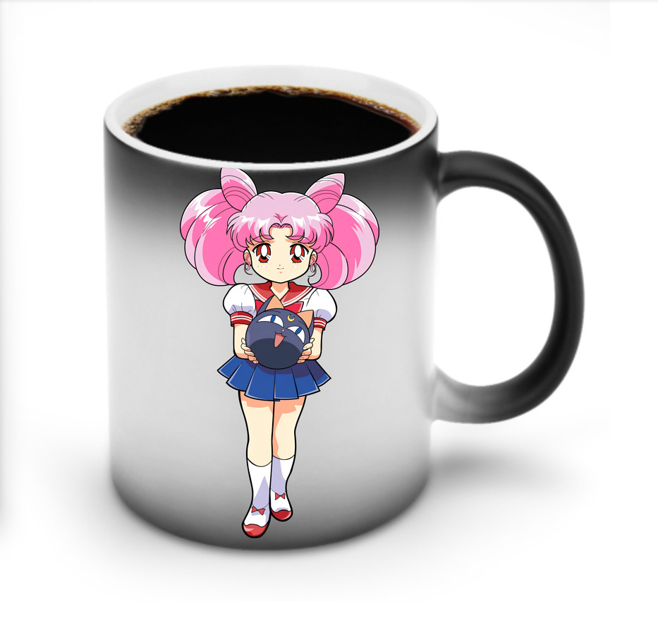 （画像用） 美少女戦士セーラームーン ちびうさ Sailor Moon Chibiusa Tsukino Usagi Small Lady Serenity 温度変色マグカップ
