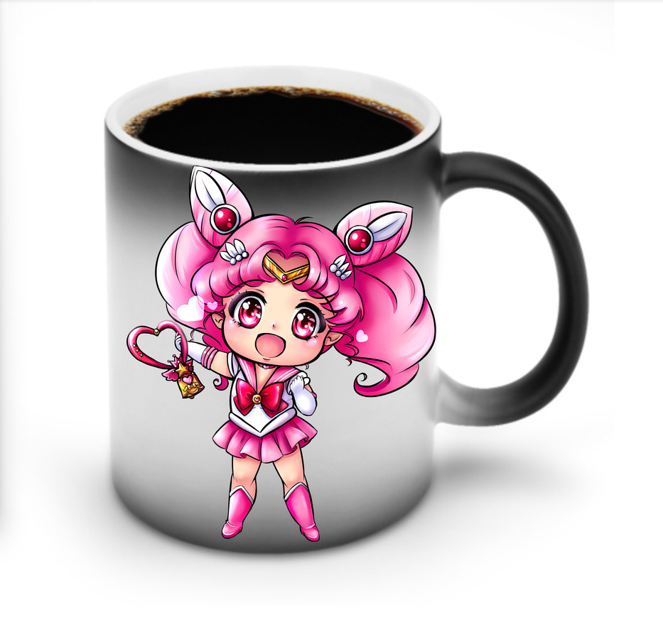 （画像用） 美少女戦士セーラームーン ちびうさ Sailor Moon Chibiusa Tsukino Usagi Small Lady Serenity 温度変色マグカップ
