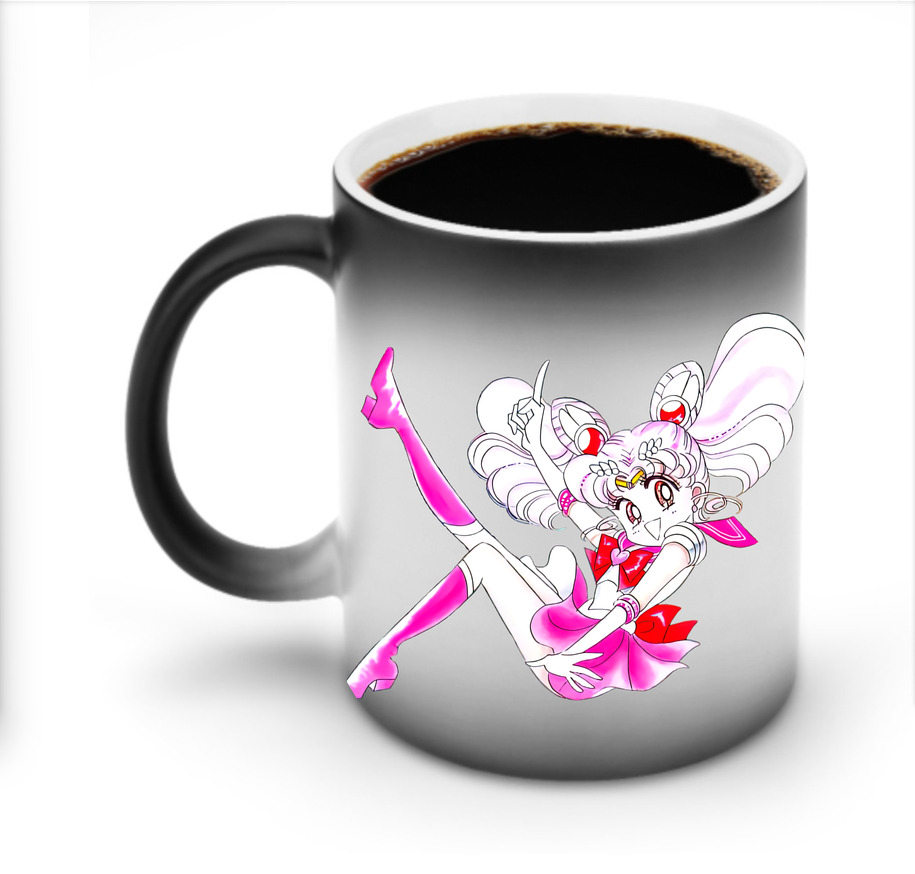 （画像用） 美少女戦士セーラームーン ちびうさ Sailor Moon Chibiusa Tsukino Usagi Small Lady Serenity 温度変色マグカップ
