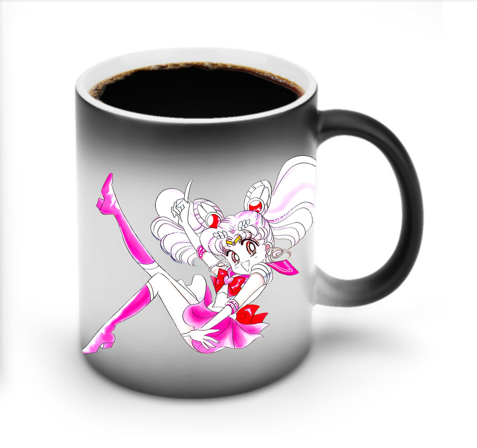 （画像用） 美少女戦士セーラームーン ちびうさ Sailor Moon Chibiusa Tsukino Usagi Small Lady Serenity 温度変色マグカップ